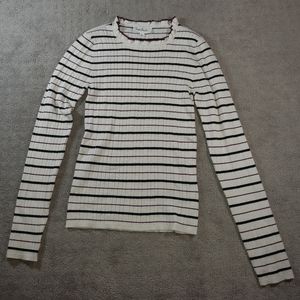 Striped Lightweight Knit Sweater